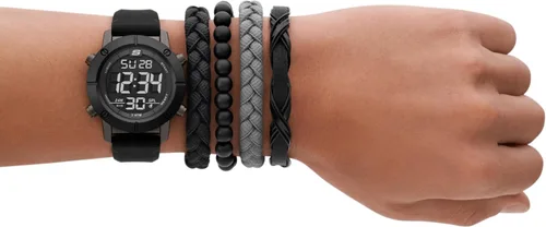 Miniatura 4 de Skechers Reloj para hombre y pulsera apilable o banda intercambiable set de regalo