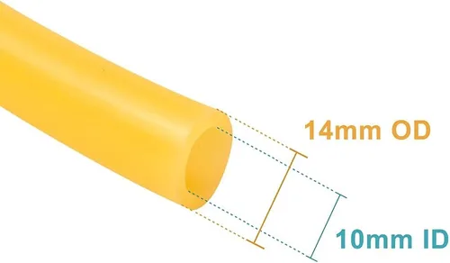 Miniatura 2 de Feelers Tubo de goma de látex natural de 3/8" (10 mm) ID x 9/16" (14 mm) OD para tirachinas, tubo de eslinga, tubo de honda, manguera de goma