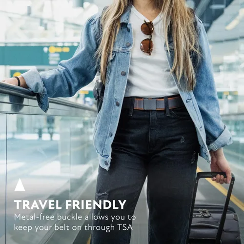 Miniatura 5 de Cinturones Arcade A2 Slim de aventura: correa elástica resistente, hebilla metálica libre