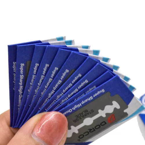 Miniatura 3 de Dorco Platinum ST300 - Cuchillas de afeitar de acero inoxidable, paquete de 10 hojas