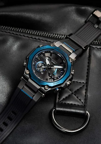 Miniatura 2 de Casio Reloj G-Shock MT-G Bluetooth Equipado Radio Solar Dual Core Guardia Estructura MTG-B2000B-1A2JF Hombres Gris, Gris, Moderno