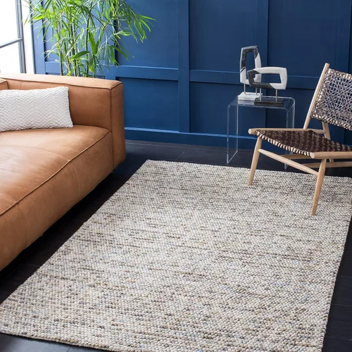 Miniatura 58 de SAFAVIEH Natura Collection - Alfombra decorativa, 2 x 3 pies, color beige, mezcla de lana hecha a mano, diseño texturizado, ideal para pasillo
