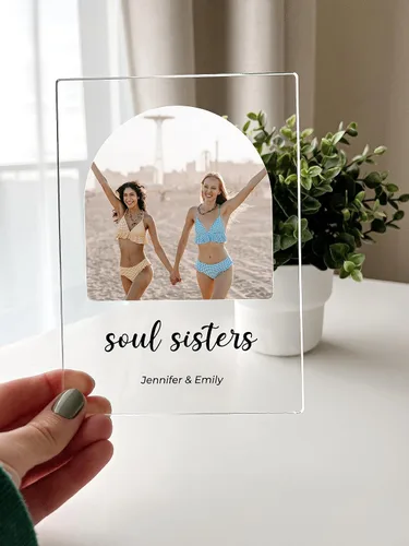 Miniatura 8 de Marco de fotos personalizado con cualquier nombre, palabras e imagen, marco de fotos personalizado de madera, soporte de escritorio, placa