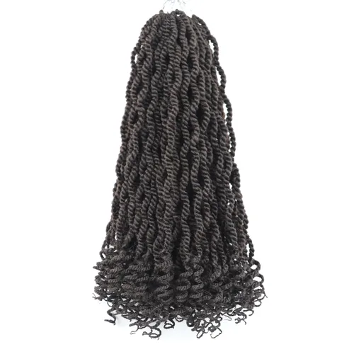 Miniatura 23 de Cabello rubio de ganchillo para mujeres negras, trenzas senegalesas onduladas de ganchillo de 12 pulgadas, trenzas kinky de ganchillo cortas 27613