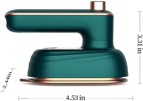 Miniatura 2 de Vaporizador para ropa, mini máquina de planchar, vaporizador de mano giratorio de 180°, 38 W, vaporizador de viaje plegable para tela, ropa