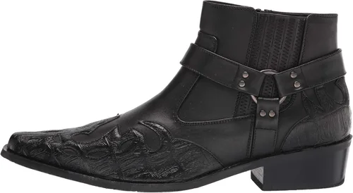 Miniatura 8 de Enzo Romeo WT11 Western Cowboy - Botines de motocicleta para hombre