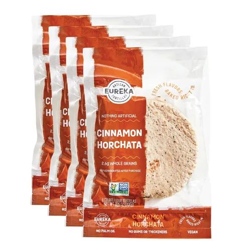 Miniatura 28 de Eureka Tortilla Organic Everything & More Tortillas de harina Tortillas artesanales orgánicas Mini granos enteros de 6 pulgadas Veganas, sin