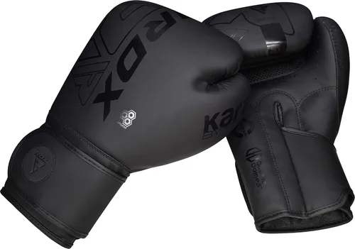 Miniatura 8 de RDX Guantes de boxeo, entrenamiento profesional de sparring, cuero Maya Hide, Muay Thai MMA Kickboxing, hombres mujeres adultos, saco de boxeo