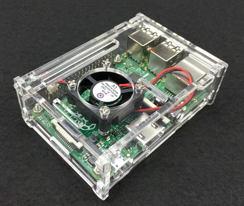 Miniatura 5 de Kit de inicio completo 9 en 1 Raspberry Pi 3 modelo B+(B Plus) módulo, dos casos, cable HDMI, tarjeta SD 32G, kit de disipador térmico y ventilador