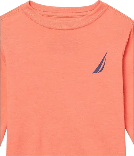 Miniatura 3 de Nautica Camiseta de manga larga con logotipo en el pecho para niño