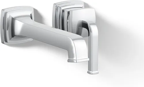 Miniatura 21 de KOHLER K-27399-4K-2MB Riff - Grifo de lavabo de baño amplio, grifos de baño de 3 agujeros con drenaje clicker, 1.0 GPM, latón moderno cepillado