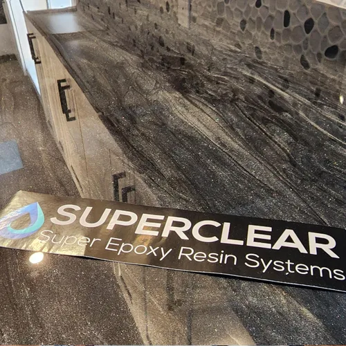 Miniatura 5 de Superclear Kit de resina epoxi para encimera, 3 galones, revestimiento ultraduradero seguro para alimentos, para encimeras de cocina, baños