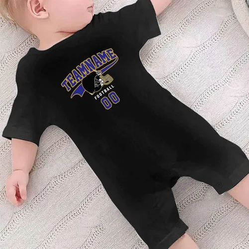 Miniatura 43 de Traje de fútbol personalizado para bebé, hace que tu bebé nombre y número de ropa de fútbol regalos