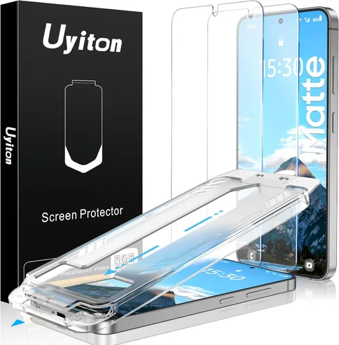 Miniatura 18 de Uyiton UnBreak-Glass - Protector de pantalla de privacidad para Samsung Galaxy S25 Ultra, soporte ultrasónico de huellas dactilares, marco de Negro