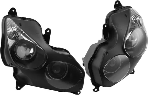 Miniatura 2 de TCT-MOTORPARTS Conjunto de faros delanteros para Kawasaki Ninja ZX14R ZX-14R ZZR 1400 2006-2011
