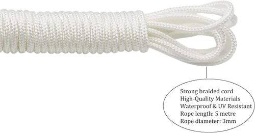 Miniatura 2 de PRO BAT Cuerda de arranque de retroceso de 0.118 in, cuerda de arranque de retroceso de 32.8 ft para cortacésped, motosierra, recortadora, cortador