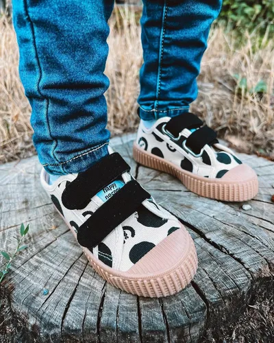 Miniatura 7 de Zapatos para niños y niñas, zapatos de lona con velcro y suela de color caramelo, tallas 6-14