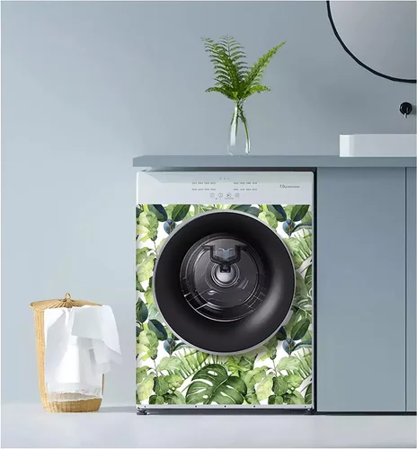 Miniatura 5 de HAOKHOME Papel tapiz tropical para despegar y pegar hojas de palma, extraíble, para decoración del hogar, 17.7 x 393 pulgadas