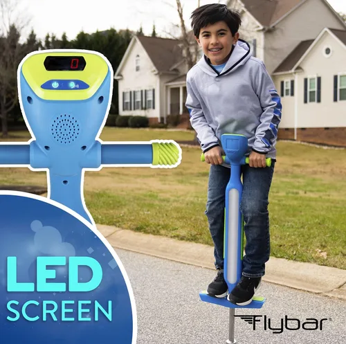 Miniatura 6 de Flybar iPogo Jr. - El primer palillo interactivo del mundo para contar Pogo para niños de 5 a 9 años (azul)