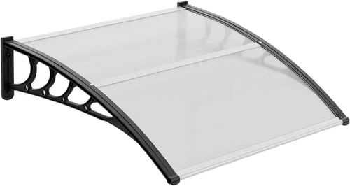 Miniatura 13 de VINGLI Toldo para Ventana Toldo para Puerta Exterior, 30" x 40" Toldos para Puertas Cubierta de Policarbonato Toldo para Puerta de Patio Protección