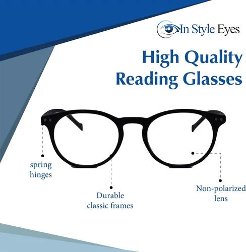 Miniatura 3 de In Style Eyes anteojos de lectura flexibles, super cómodos, livianos