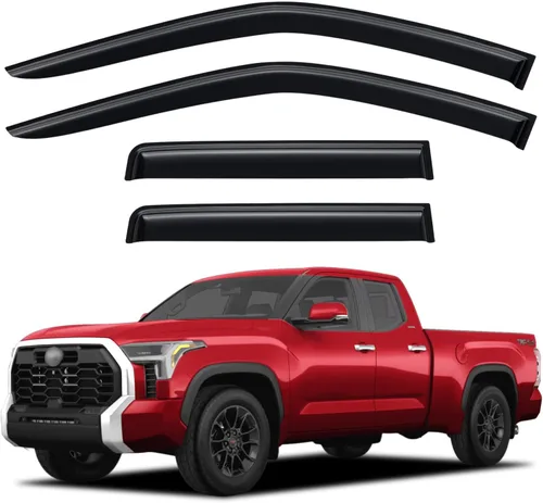 Miniatura 15 de Visores para ventanas y protectores contra la lluvia para Ford F150 de cabina estándar 1980-1996, Deflectores de viento y protectores para ventanas