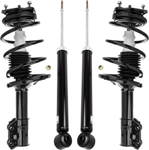 Miniatura 105 de Detroit Axle - Puntales y Amortiguadores para Chevy Traverse Buick Enclave GMC Acadia Saturn Outlook 2007-2012, 2 puntales delanteros con resorte