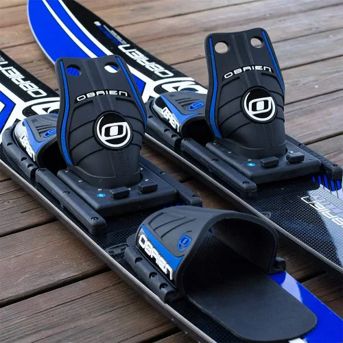 Miniatura 3 de O'Brien Deportes acuáticos para adultos, combo de esquí para celebridades para principiantes y más, 68 pulgadas, azul