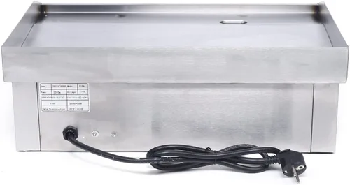 Miniatura 4 de Parrilla eléctrica comercial de 110 V 3000 W, parrilla eléctrica de Teppanyaki antiadherente, placa de cocina de 21 x 12 pulgadas, parrilla de mesa