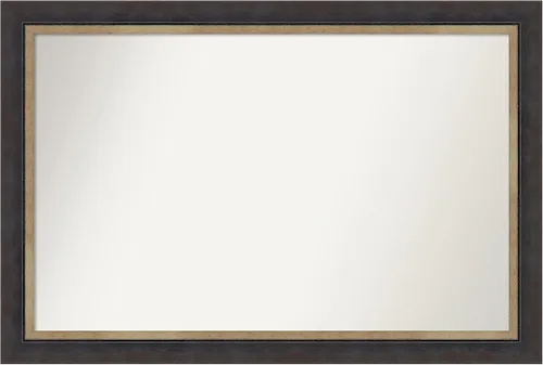 Miniatura 48 de Amanti Art Espejo personalizado, espejo de baño negro Astor, espejo de pared o espejo de tocador de baño sobre el fregadero (25 x 25 pulgadas)