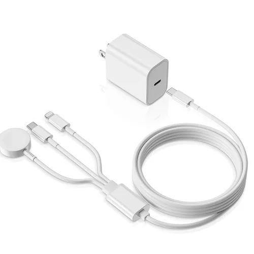 Miniatura 11 de Gyusity Cargador magnético para iWatch 1 en 1 a cable USB C de 3 pies