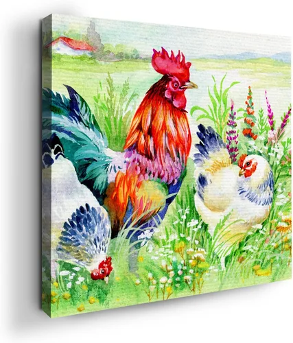 Miniatura 87 de Mavis Print - Lienzo decorativo para pared con diseño de conejo/conejo, 36 x 36 pulgadas, decoración de pared de animales impresos en HD y marco