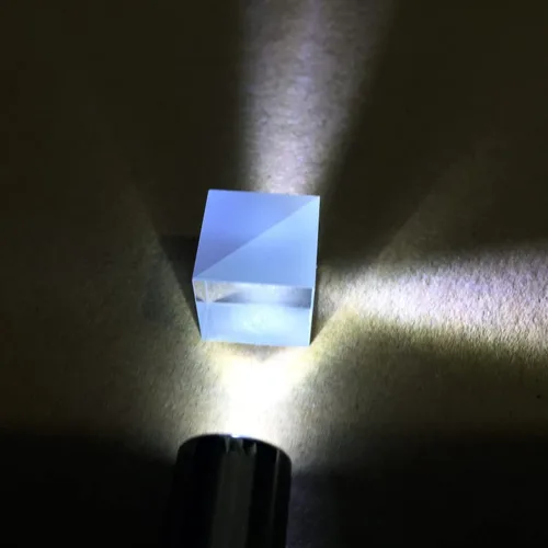 Miniatura 5 de Cubo divisor de haz, Prisma óptico de vidrio dicróico con proporción 50:50 para espectrometría científica
