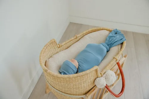 Miniatura 4 de Copper Pearl Manta para envolver al bebé, manta de punto de primera calidad, manta grande suave y elástica para bebé niño y niña, mantas para recién