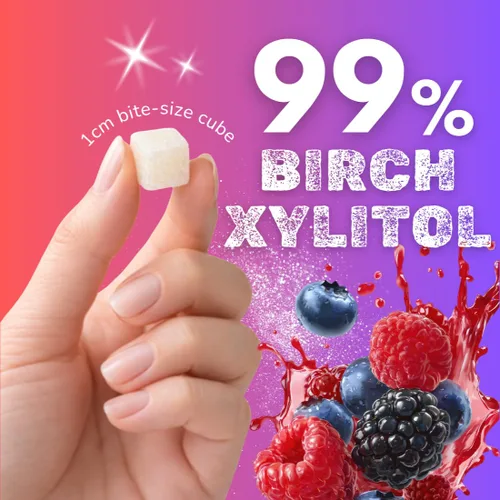 Miniatura 4 de Xylipop Mezcla de bayas – Caramelo de xilitol apto para los dientes Hecho con 3 ingredientes orgánicos Sin azúcar y vegano Golosina segura