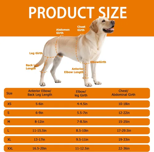 Miniatura 2 de Rodillera para perro para desgarro de ACL, soporte CCL para patas traseras/traseras con arnés y correas antideslizantes de ajuste ajustable, suave