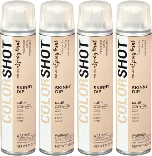 Miniatura 32 de COLORSHOT Pintura en aerosol brillante, aromaterapia (lavanda) 10 onzas, paquete de 4, pintura acrílica de secado rápido, uso en interiores