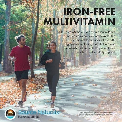 Miniatura 7 de Source Naturals Life Force Multivitamínico diario múltiple Vitaminas esenciales de alta potencia, minerales, antioxidantes y nutrientes – Energía