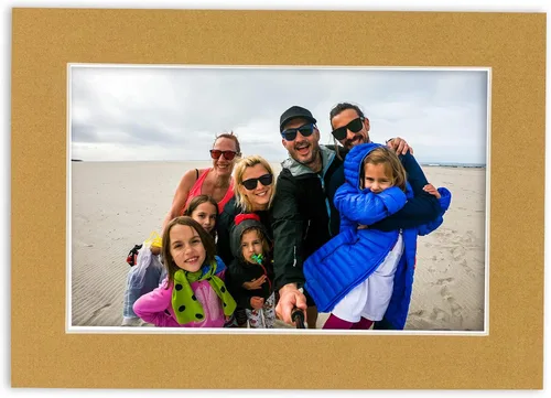 Miniatura 203 de 8.5x11 Mat for 11x14 Frame - Precut Mat Board Acid-Free Brown 8.5x11 Photo Matte Made to Fit a 11x14 Picture Frame, Premium Matboard for Family