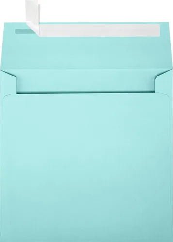 Miniatura 8 de LUXPaper Sobres de invitación cuadrados Despegar y prensar 7 x 7 pulgadas Azul marino Texto de 80 libras 50