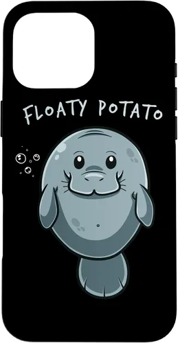 Miniatura 18 de iPhone 11 Floaty Potato Manatí Chubby Sirena Sea Vaca Animal Estuche de Regalo