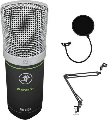 Miniatura 9 de Mackie EM-Series, Micrófono USB de Condensador (EM-91CU)