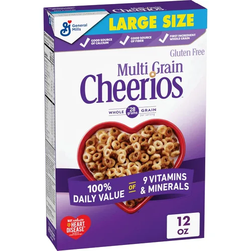 Miniatura 26 de Cheerios Taza de cereales para desayuno, sin gluten, cereales de una sola porción, 1.3 onzas (paquete de 12)