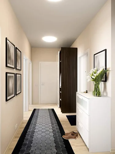 Miniatura 3 de Alfombra antideslizante lavable de 6 pies de largo con parte trasera de goma, tapete personalizado para cocina, pasillo, escaleras, dormitorio, negro