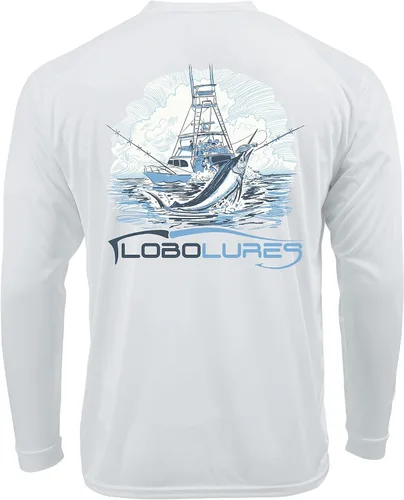 Miniatura 10 de Lobo Lures Sportfishing - Camiseta de pesca de manga larga para hombres y mujeres, UPF 50 Dri-Fit Performance Ropa