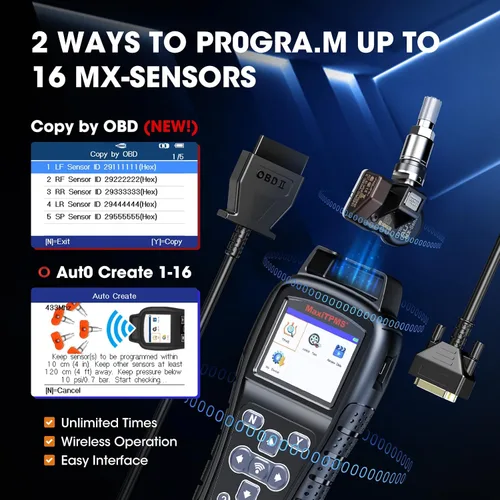Miniatura 3 de Autel MaxiTPMS TS408S PRO TPMS Herramienta de programación: 2026 Ver. Igual que TS501 Pro 508WF MX808TS MK808TS MP900TS Herramienta