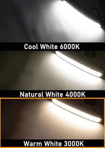 Miniatura 4 de Raycharm - Lámpara de trabajo LED de perfil bajo para RV de 15.4", con haz de inundación enfocado de 40° hacia abajo, luz blanca cálida de 3000K