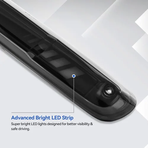 Miniatura 4 de Tercera tercera luz de freno para Chevy Silverado/GMC Sierra 1500 2500 3500 2007-2013, TIME TUNNEL Luz de freno LED secuencial de montaje alto
