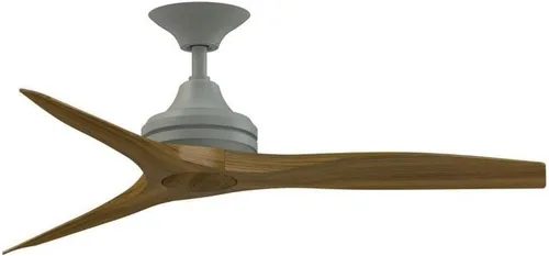 Miniatura 15 de Fanimation Spitfire - Ventilador de techo de 3 aspas, 12 pulgadas de alto y 48 pulgadas de ancho, acabado negro, color hoja de madera de whisky