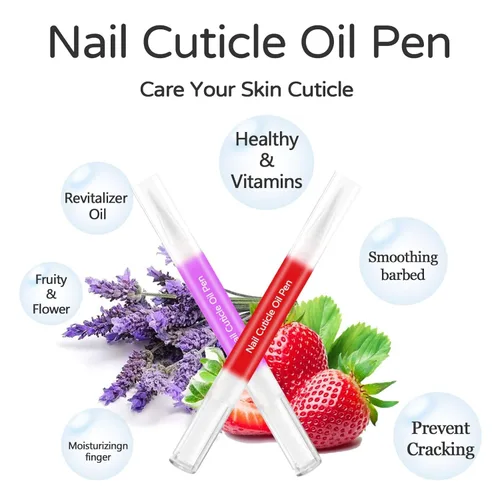 Miniatura 3 de 12 bolígrafos de aceite para cutículas de uñas, bolígrafo de aceite de uñas, esmalte nutritivo de uñas con vitaminas, gel hidratado, bolígrafo